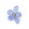 Women Transparent Flower Rhinestone Brooch Jewelry Elegant Crystal Brooches Pins Badges Plant Pin Gift - Image 9