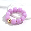 Acrylic Square Beads Elastic Bracelets for Women Boho Irregular Stone Shape Beaded Handmade Bracelet Bangle Retro Jewelry Gifts - Image 15