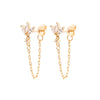 Zircon Tassel Chain Dangle Earrings for Women Gold Color Pierced Ear Stud Earrings Jewelry Accessories - Image 32