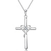 High End Geometric Design Love Cube Zircon Necklace with Removable Round Zircon Jewelry Elegant Daily Accessories - Image 23