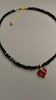 Heart Pendant Necklace with Crystal and Imitation Pearl Details - Image 9