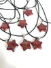 Stone Hexagon Crystal Rose Quartz Opal Star Pendant Necklace for Women Fluorite Lapis Bullet Pendulum Jewelry Gift - Image 12