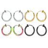 1Pair Round Circle Spring Ear Clip Non Piercing Earrings Fake Earrings Gift for Men Women Jewelry - Image 1