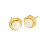 Silver Needle Pearls Stud Earrings For Women Geometry Pearls Pendant Earings Jewelry Party Gifts - Image 11