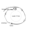 Stainless Steel Thin Round Snake Bracelet Beans Ovals Beads Charm Wristband Korean Jewelry Adjustable No Fade - Image 12
