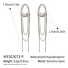 Stainless Steel Metal Tassel Chain Long Hanging Drop Earrings for Women Girl's Daily Wear Jewelry Recommend - Image 8