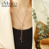 Personalized Snake Chain Adjustable Y Necklace Clavicle Pendant Stainless Steel Necklace Women's Holiday Gift - Image 1