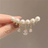 Flower Imitation Pearl Brooches For Women Shiny Rhinestone Double Layer Love Heart Pins Sweater Cardigan Jewelry Gifts - Image 7