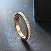 Stainless Steel Rotatable Ring with Small Square Diamond Niche Decompression Design Selling Accessory - Image 4
