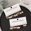 Women's Vintage Heart-Shaped Pendant Hoop Earrings Set Bohemian Acrylic Butterfly Summer Beach Jewelry - Image 4