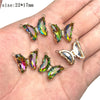 5pcs/lot Colorful Crystal Butterfly Pendant Glass Gradient Charms For Korean Women Necklace Choker Jewelry Accessories - Image 20