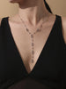 Y Shaped Pendant Necklace with Stainless Steel Chain - Image 23