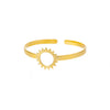 Floral Cuff Bracelet in Stainless Steel with Gold-Tone Finish - Image 24