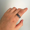 Retro Stary Night Art Ring For Men Silver Color Punk Gothic Adjustable Open Ring Rock Handmade Unisex Jewelry Accessories Gift - Image 5