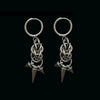 Goth Jewelry Rivet Tiger Nail Earrings Grunge Rock Accessories Punk Chains Earrings Women Punk Charms Earrings Aesthetic - Image 5