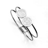 Saint Benedict Cspb Medal Bracelet for Women Men Stainless Steel Gold Silver Color Round Double Line Bangle Jewelry - Image 3