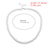 Simple Imitation-Pearl Beaded Short Choker Necklace for Men White Beaded Chains on Neck Accessories Jewelry - Image 8