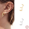 Cross Ear Cuff Non Pierced Earrings for Women Silver Micro Pave CZ Small Clip on Earrings Cartilage Jewel 1PC - Image 3