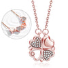 316L Stainless Steel Love Magnetic Pendant Necklace for Women Clover Choker Heart Shaped Open Necklace Crystal Jewelry BffGift - Image 14