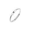 Silver Letter Ring Charm Personality Simple Style Woman Ring Birthday Gift for Friends Jewelry - Image 3