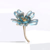 Enamel Flower Brooches for Women Unisex Pearl Plant Pins Banquet Party Backpack Gifts Jewelry Accessories - Image 9