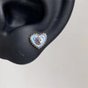 1pcs Quality Shiny Cross Zircon 316L Stainless Steel Ear Bone Nail Y2K Style Silver Color Earring for Women Cochlear Accessories - Image 29