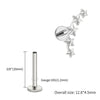 Titanium Starburst Climber Helix Stud Earring 16G Celestial Star Cartilage Earlobe Piercing Jewelry - Image 21