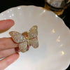 Rinhoo Full Zircon Wings Silver Color Butterfly Brooch For Women Rhinestone Insect Lapel Pins Animal Badge Jewelry - Image 4
