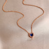 Selling Silver,Pink,Red,Blue Heart-Shaped Necklace,Suitable for European Women's High-Quality Jewelry Gift - Image 13