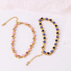 Gold-Tone Eye Motif Bracelet with Colorful Stone Accents - Image 19