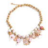 Europe Handmade Jewelry Summer Style Beads Chain Ceramic Heart Eye Drop Charm Necklace Bracelet Vintage Set Jewelry - Image 17