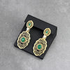 Sunspicems African Drop Earring for Women Gold Color Resin Moroccan Wedding Jewelry Dubai Arabesque Gift - Image 4