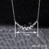 Modern Women's Necklace Elegant Accessories Party Daily Wear Versatile Jewelry Dazzling Cubic Zirconia Necklaces - Image 6