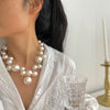 French Vintage Bohemian Big Beads Pearl Choker Necklace For Women Girls Bride Clavicle Chain Necklace Jewelry - Image 6