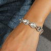 Wedding Bridal Jewelry 1-10 Row Cuff CZ Rhinestone Crystal Stretch Strand Bracelet Bangle - Image 9