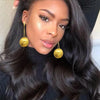 Gold Plated Round Bead Earrings for Women Simple Circle Ball Dangles Earrings Female Jewelry Accessories Birthday Gifts - Image 2