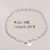 Silver 4MM Twisted Rope Bracelets For Women Men Minimalist Couple Chain Bracelet Male Silver Jewelry Gifts - Image 6