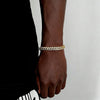 Eskeem 8mm Cuban Link Bracelet Hip Hop Bling Jewelry Iced Out Cubic Zirconia Bracelet For Woman Men - Image 6