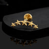 Titanium Starburst Climber Helix Stud Earring 16G Celestial Star Cartilage Earlobe Piercing Jewelry - Image 4