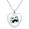 Rage Comic Necklace Derp Face Trollface Funny Meme Cartoon Glass Heart Shape Pendant Chain Necklace Charm Jewelry Collect Gift - Image 36