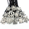 12pcs/Lot Mixed Imitation Bone Carved Sea Turtles Necklaces Hawaiian Tribal Vintage Turtle Charms Surfer Jewelry - Image 2