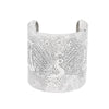 Gold/Silver Plated Alloy Carved Wide Cuff Bracelet Adjust Women's Open Cuff Bangle Gothic Ethnic Punk Style Bracelet - Image 7