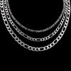 5MM/7MM Basic Punk Stainless Steel Chain Necklace For Women Men Cuban Figaro Braided Wheat Link Choker - Image 5