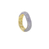 Gold Color Micro Pave Tear Drop CZ Tassel Link Chain Dome Ring For Women Girls Bling Cubic Zirconia Finger Jewelry Gift - Image 16