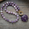 Amethyst Labradorite Zircon Pendant Necklaces Crystal Lariat Necklace Jewelry - Image 12