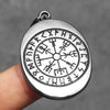 Full Moon Wolf Compass Men Necklaces Stainless Steel Pendant Chain Women Punk Jewelry Accessories Gifts - Image 3