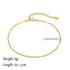 Summer Gold Color Anklets For Women Stainless Steel Firga Chain Feet Jewelry Layered Link Chain Accessory - Image 14