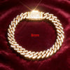 Eskeem 8mm Cuban Link Bracelet Hip Hop Bling Jewelry Iced Out Cubic Zirconia Bracelet For Woman Men - Image 2