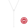 Style Silver Clavicle Necklaces Simple Set with 5 Claw Set Irregular Zirconia Pendant Necklace - Image 18
