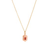 Stainless steel stone necklace, women's style, gold-plated, color preserving - Image 11
